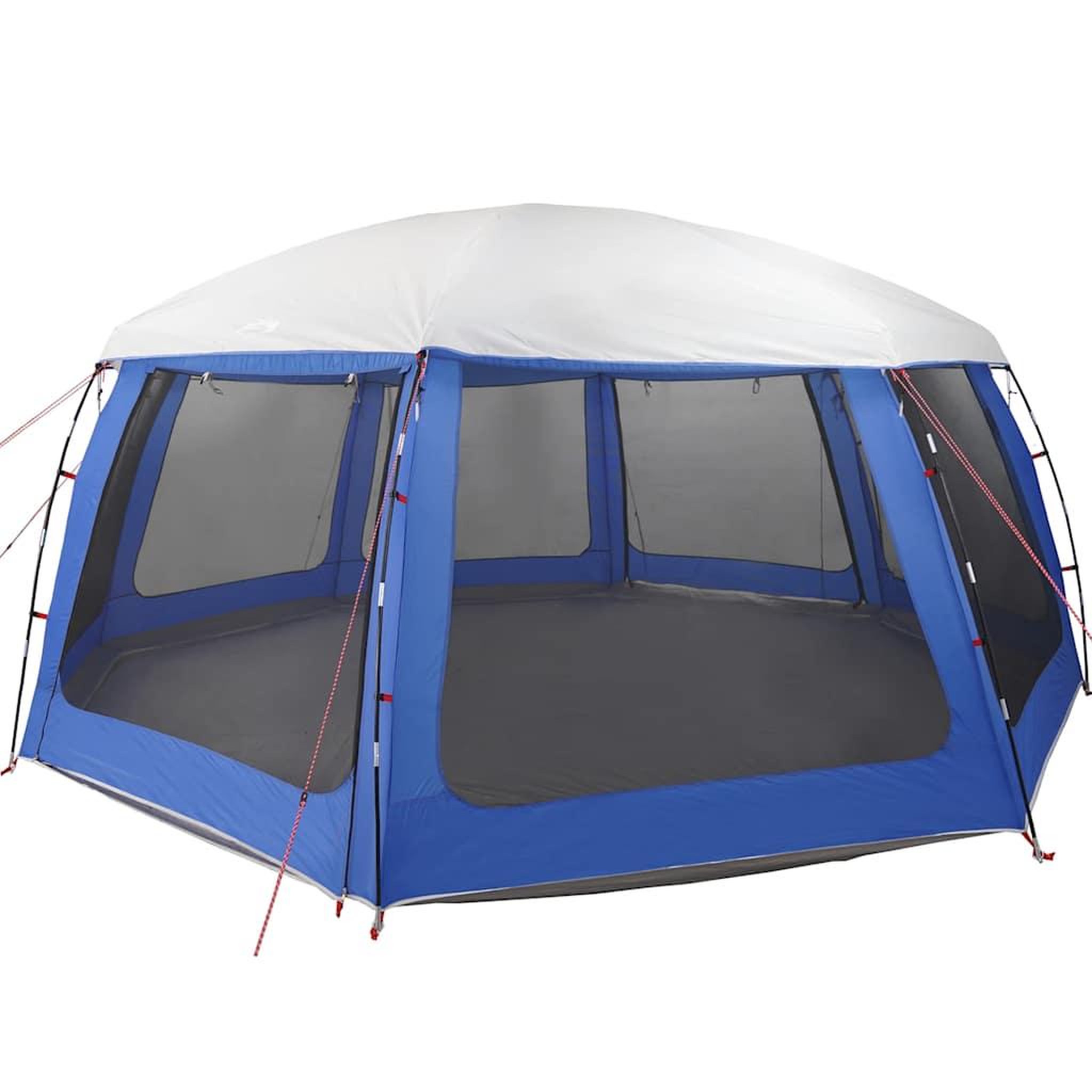 Voir la diapositive 3 : VIDAXL Tente de piscine moustiquaire amovible parois maille bleu azur