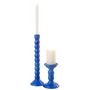 Voir la diapositive 4 : Paris Prix Bougeoir Design en Bois  Waldo  38cm Bleu