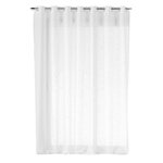 Douceur d'Intérieur Voilage Delano grande largeur. Coloris disponibles : Blanc