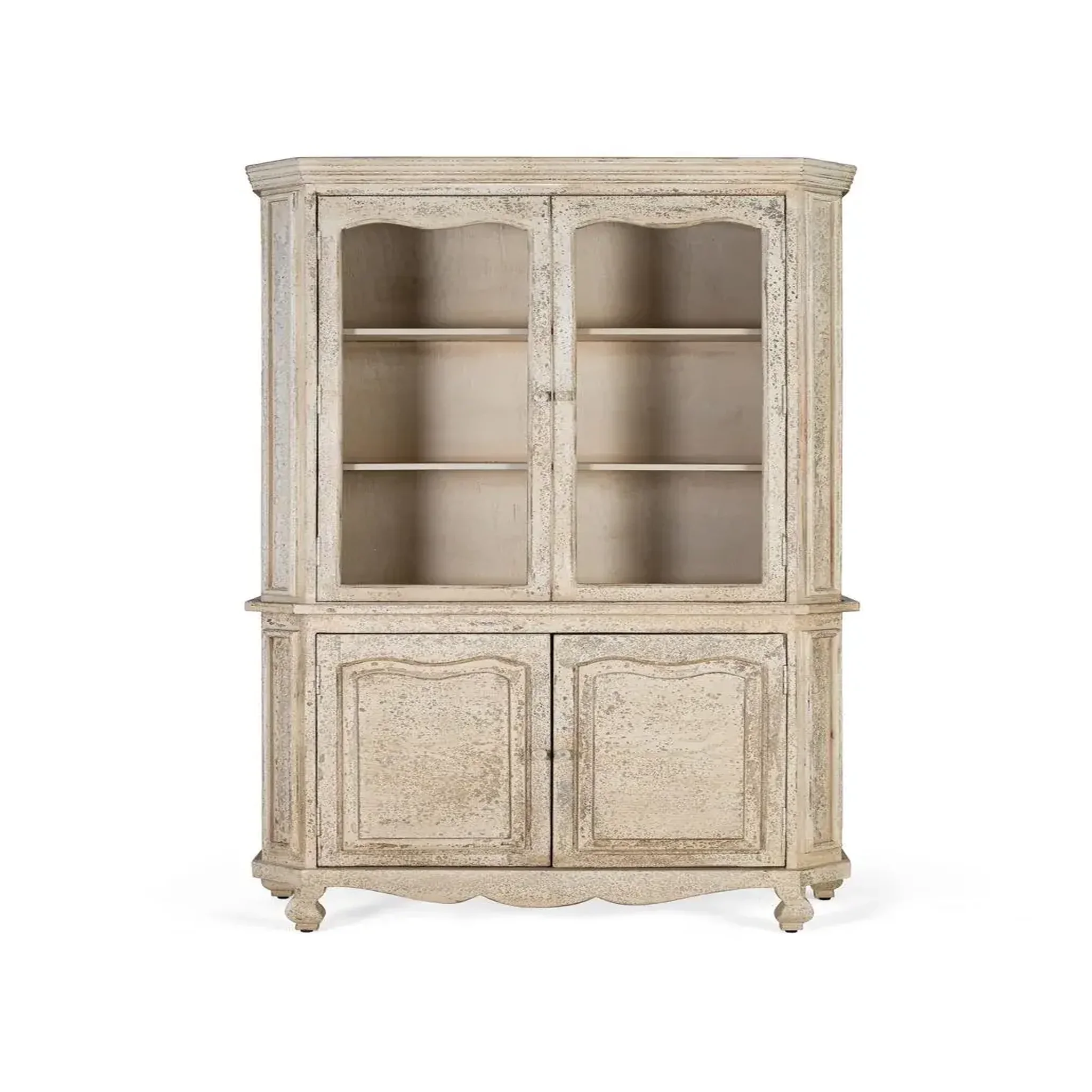 GINER Y COLOMER SL Vitrine en bois de manguier 120 cm style rustique