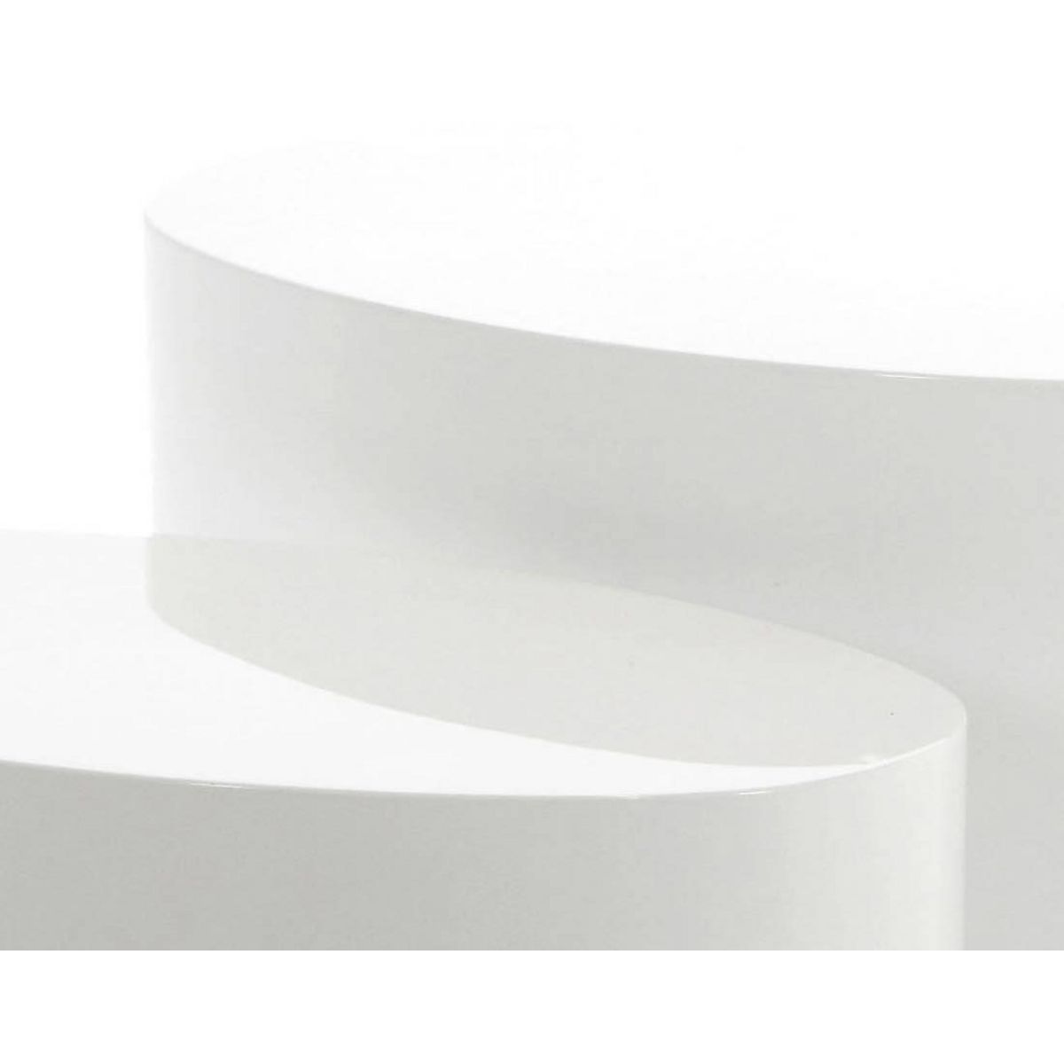 LISA DESIGN Aeryn - lot de 2 tables basses - blanc - 48 et 40 cm