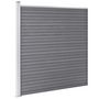 Voir la diapositive 3 : VIDAXL Cloture de jardin WPC 1391x186 cm Gris