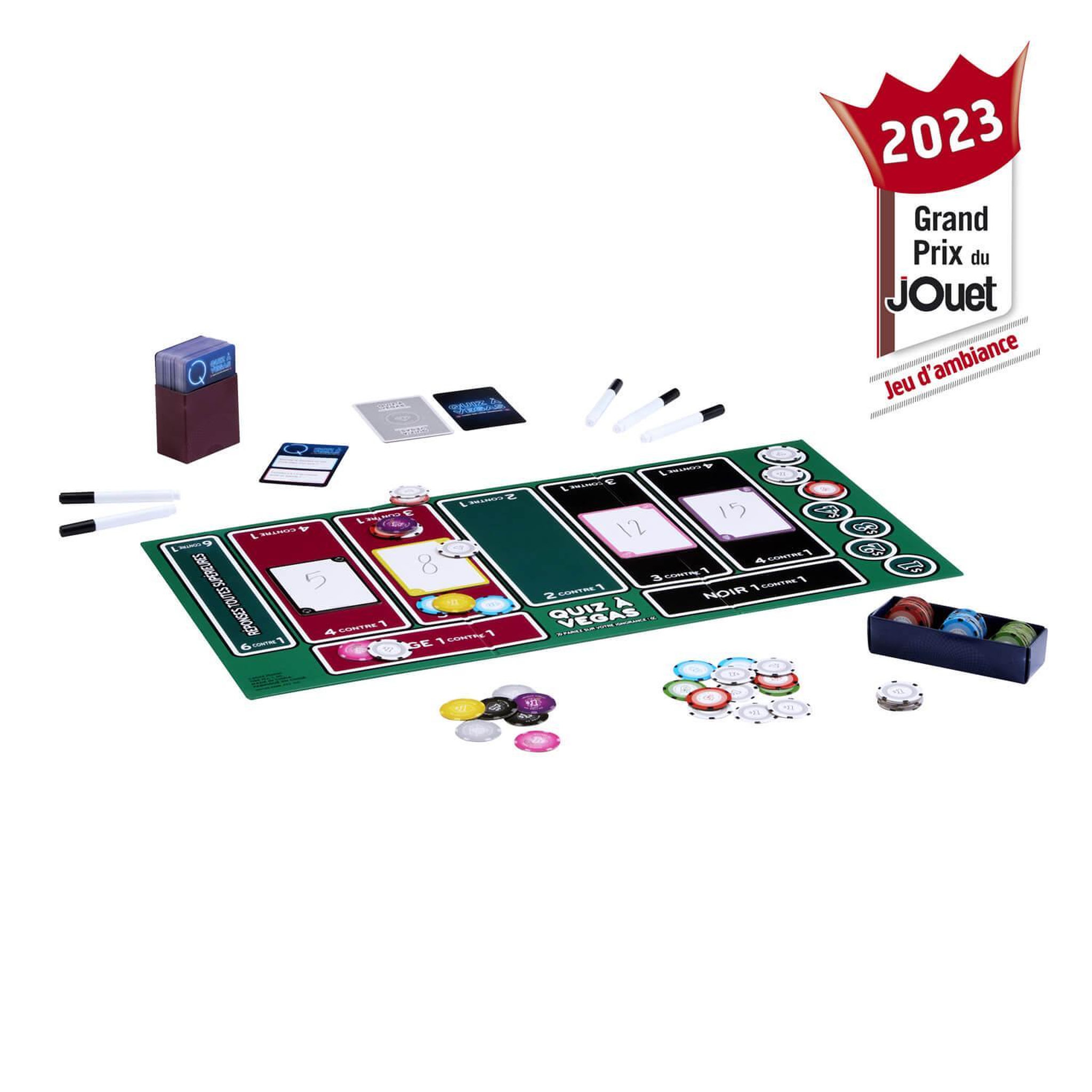 Voir la diapositive 2 : MATTEL Jeu d ambiance Mattel Quiz à Vegas