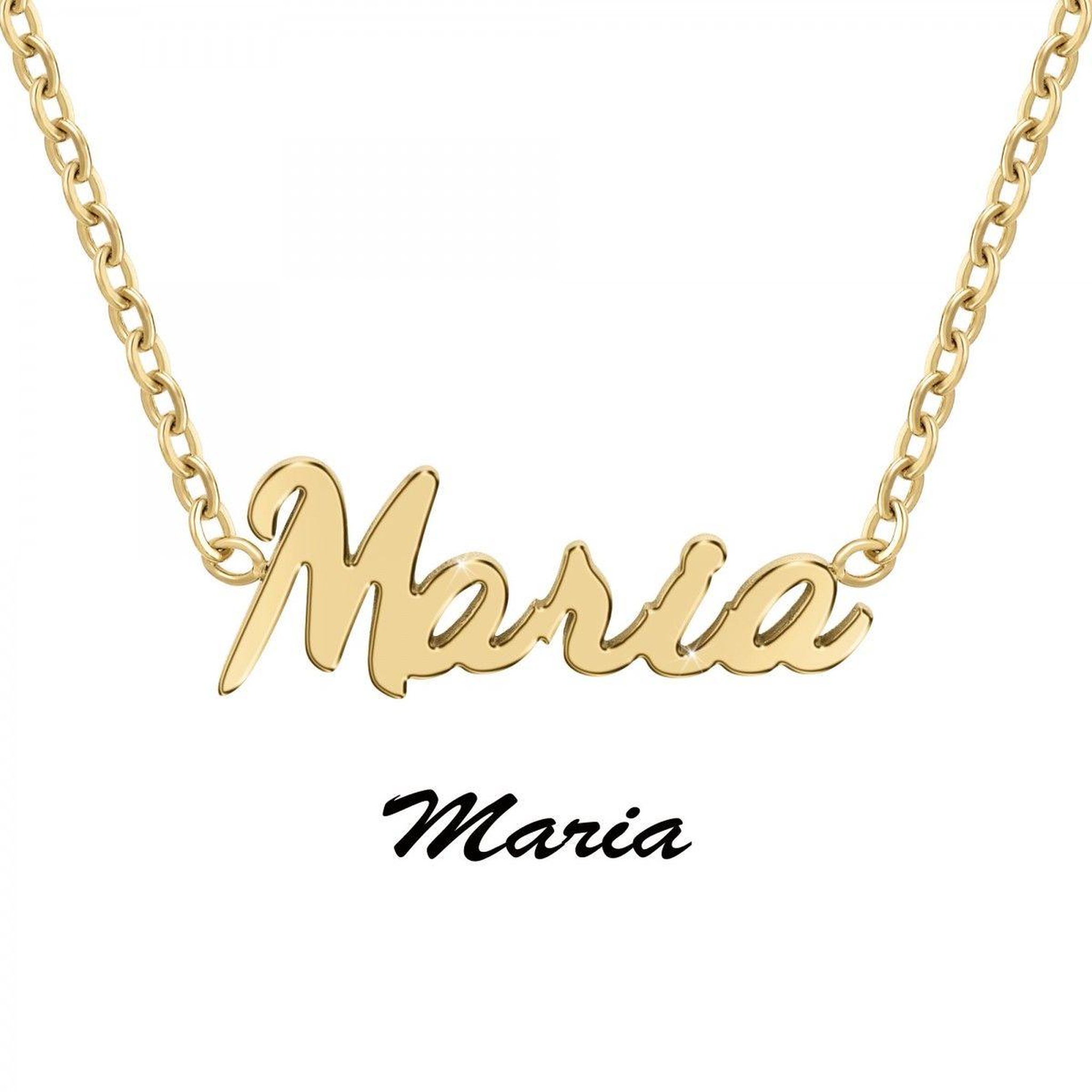 Voir la diapositive 3 : SC CRYSTAL Maria - Collier prénom