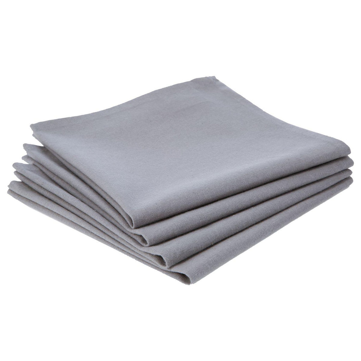 TOILINUX Lot 2x 4 Serviettes de table en coton