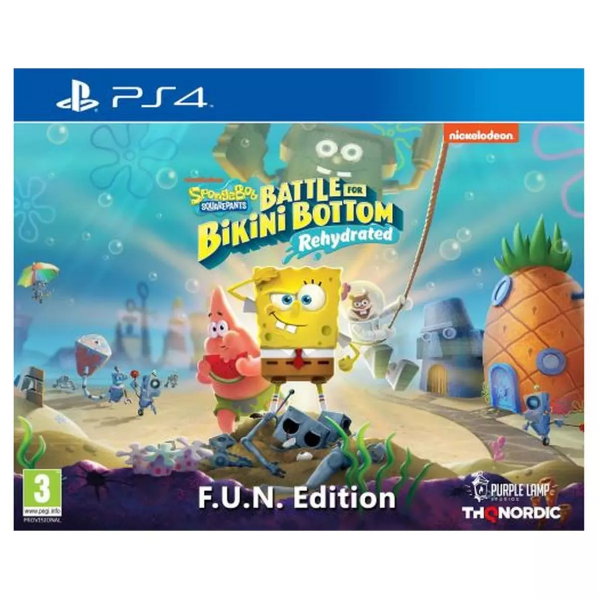KOCH MEDIA Spongebob SquarePants : Battle for Bikini Bottom Rehydrated FUN Edition PS4