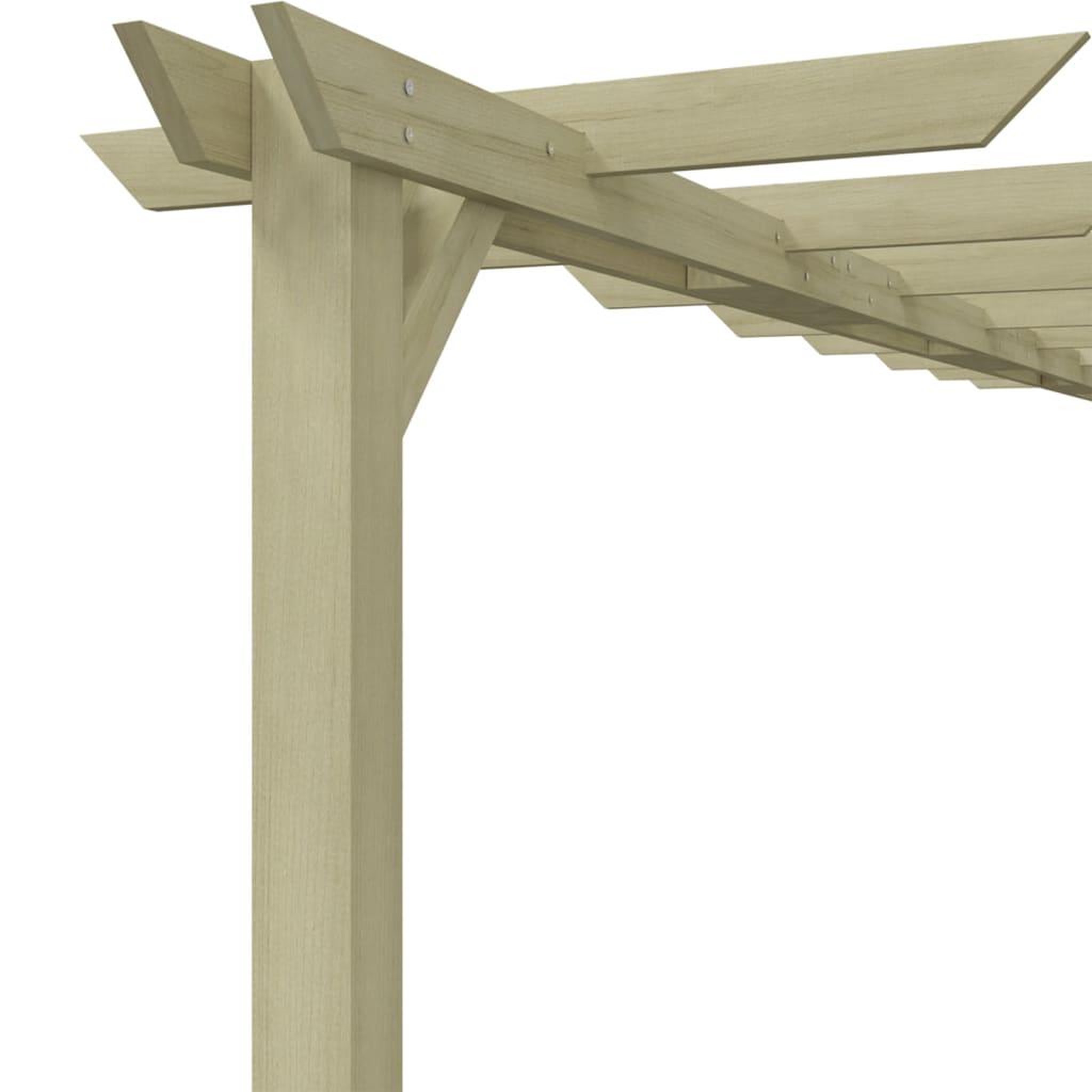 Voir la diapositive 4 : VIDAXL Pergola de jardin pin impregne 360x200x60 cm
