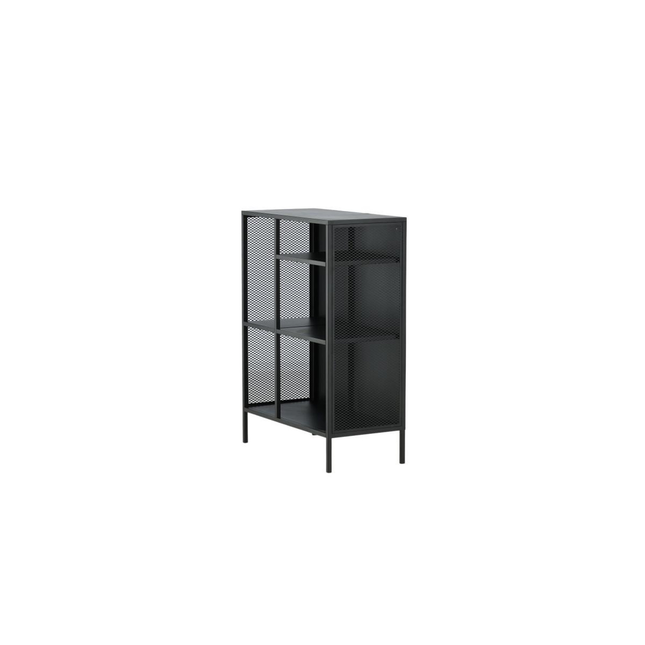Voir la diapositive 2 : Paris Prix Étagère 3 niveaux en métal  misha  110cm noir