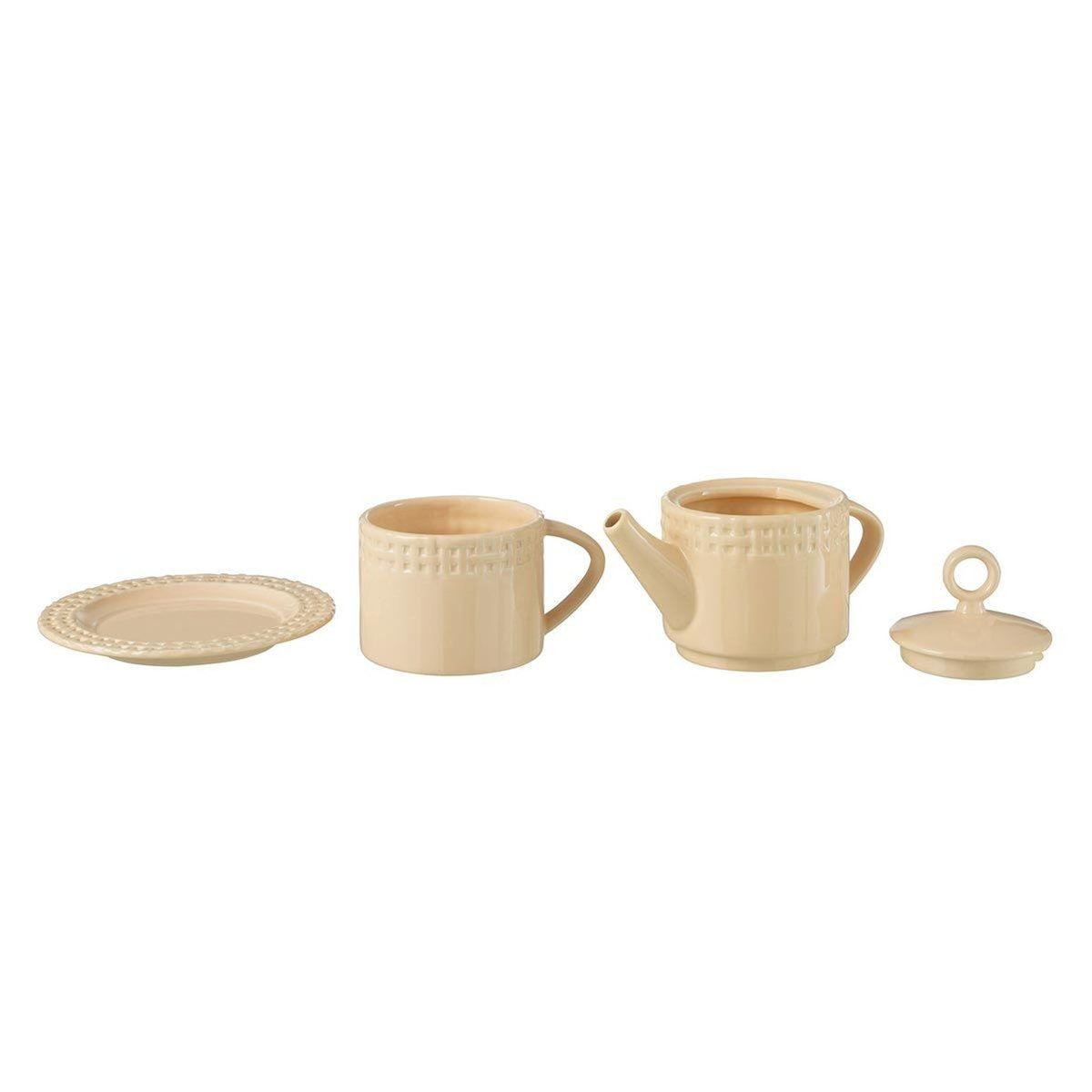 Paris Prix Théière & 1 Tasse Design  Vercer  22cm Pêche