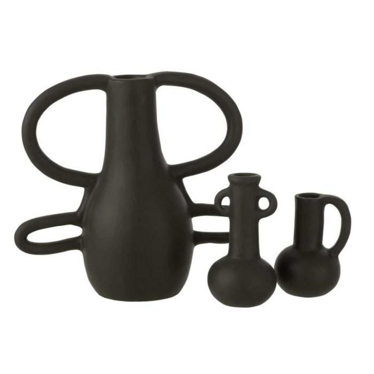 Paris Prix Vase Design 4 Poignées  Bali  36cm Noir