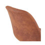 Voir la diapositive 3 : Paris Prix Chaise Design  Mirka  85cm Marron & Naturel