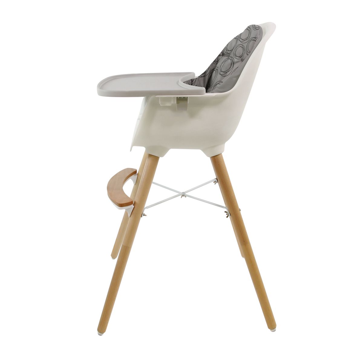 NANIA Chaise haute évolutive 2 en 1 - Paulette