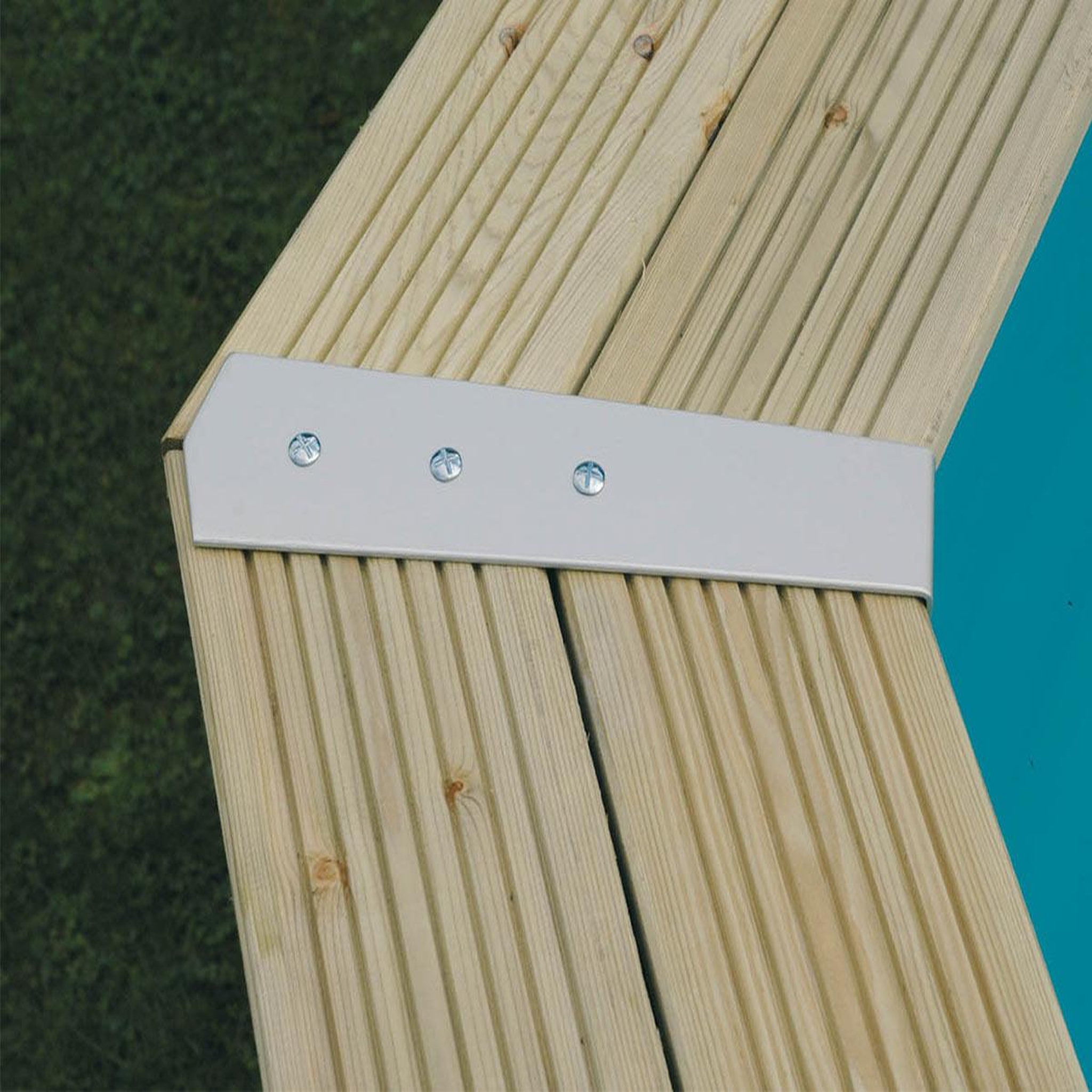 Voir la diapositive 3 : Ubbink Kit finition margelles pour piscine bois octogonale ou hexagonale - ubbink