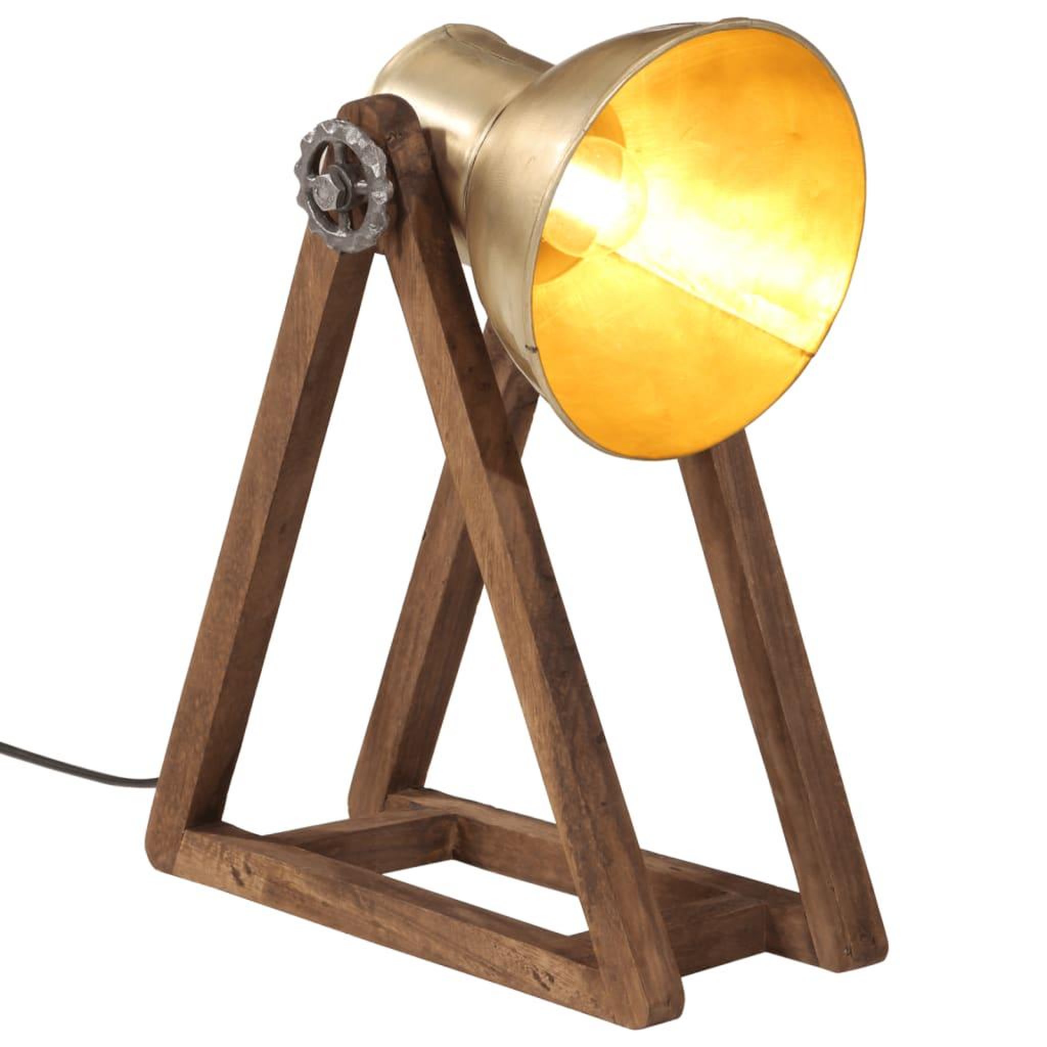 VIDAXL Lampe de bureau 25 W laiton antique 30x17x40 cm E27