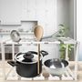 Voir la diapositive 2 : Paris Prix Porte-Ustensiles Extensible  Cuisine  40-68cm Blanc