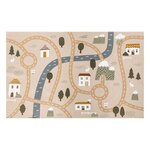 ATMOSPHERA Tapis enfant rectangle route - 100 x 150 cm - Beige