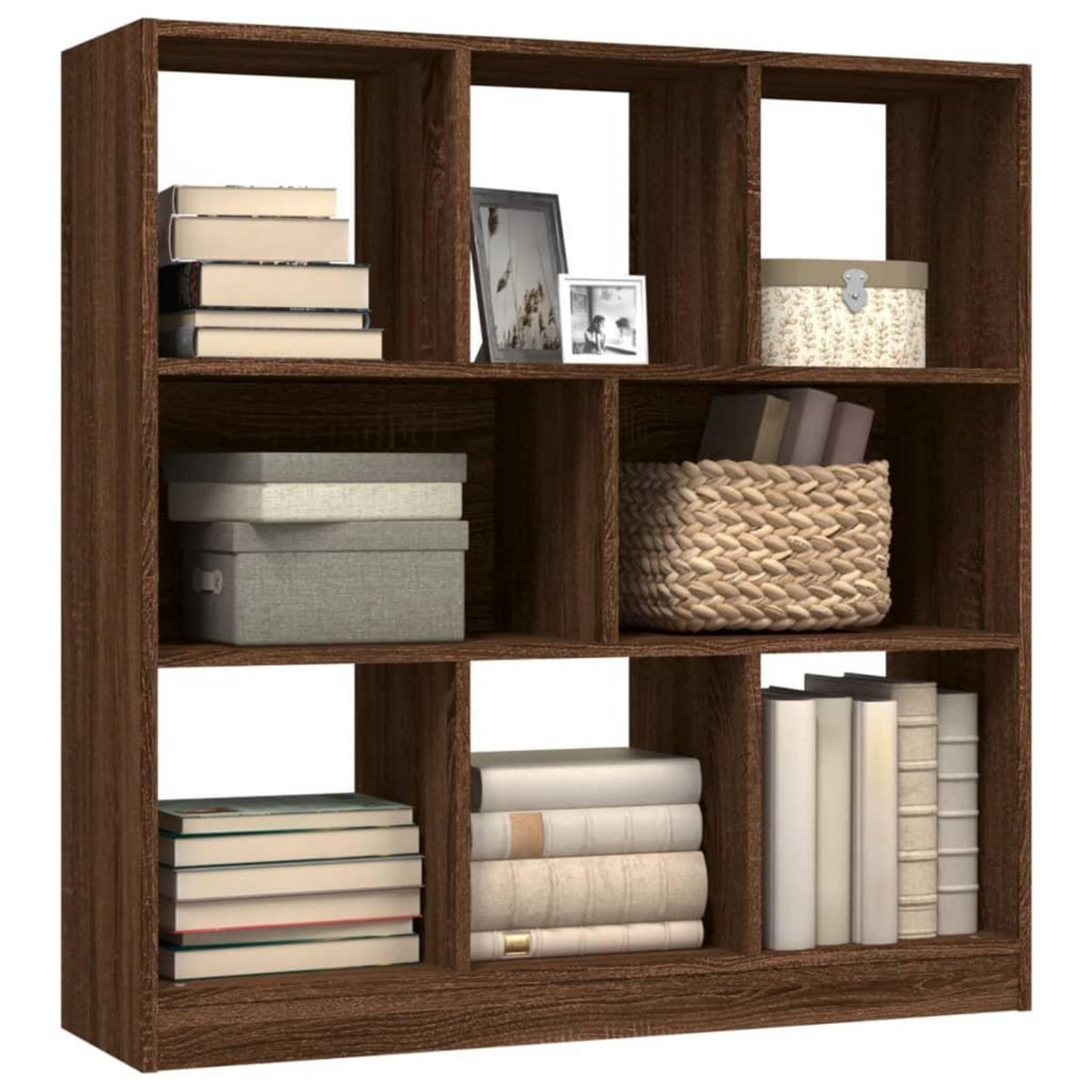 VIDAXL Bibliotheque Chene marron 97,5x29,5x100 cm Bois d'ingenierie