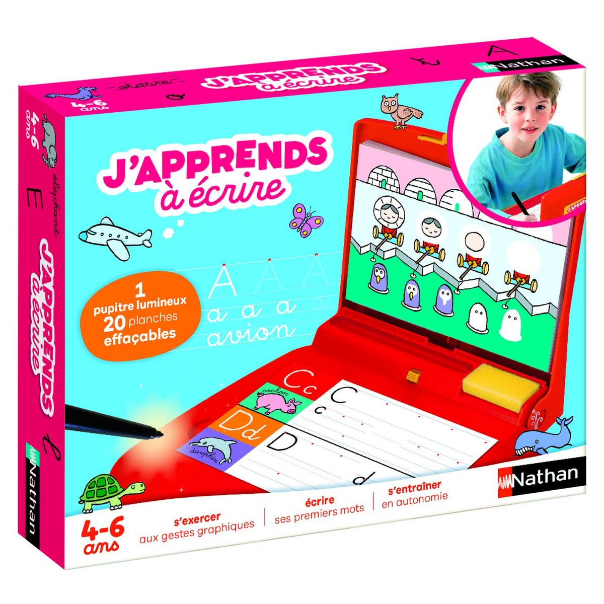 NATHAN J'apprends à écrire