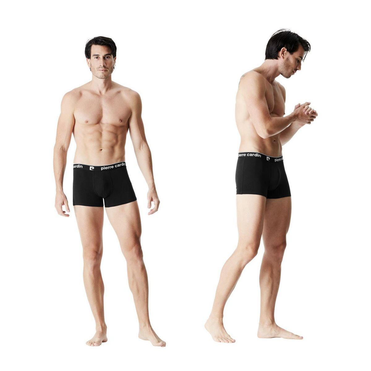PIERRE CARDIN Lot de 4 boxers homme en coton Basic