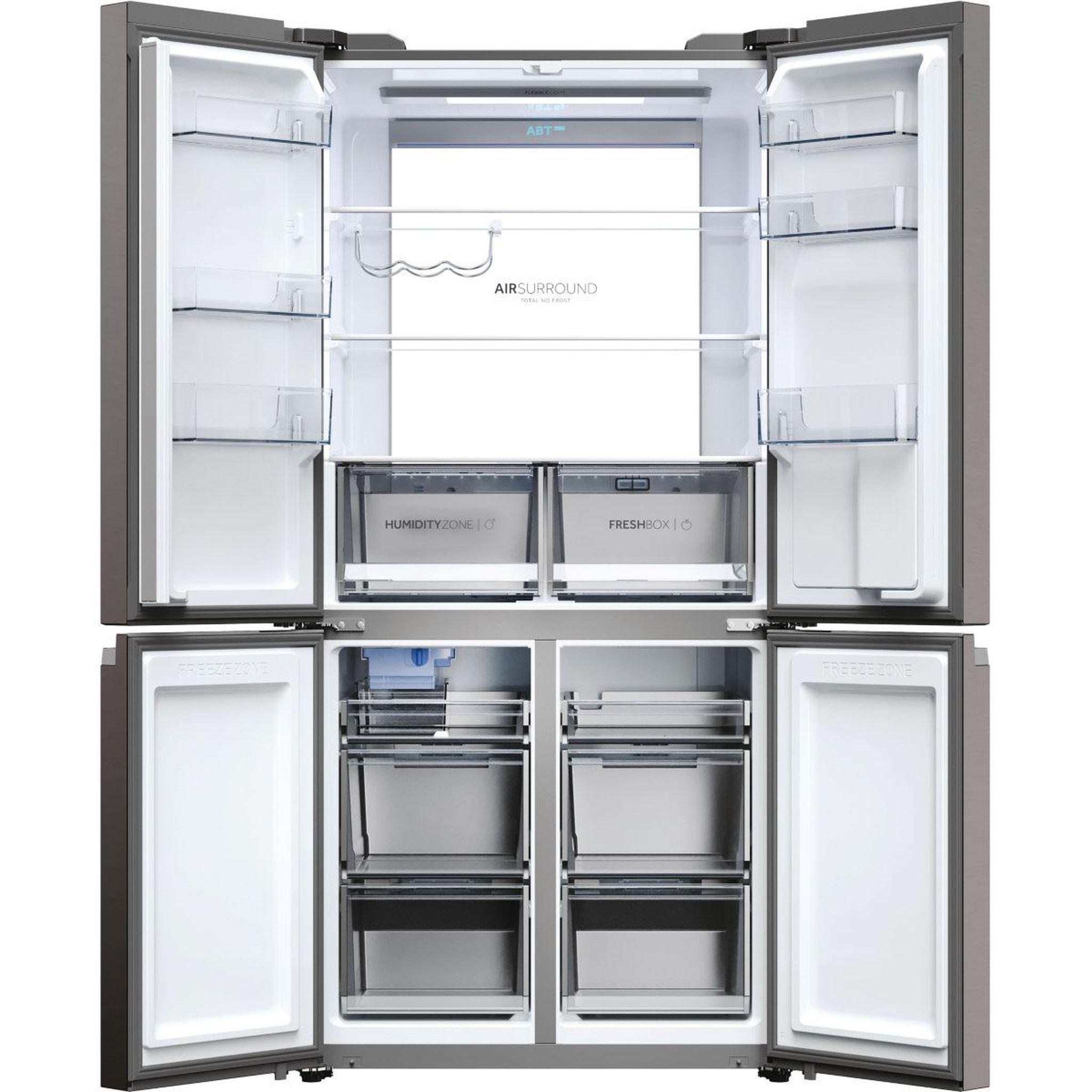 Voir la diapositive 2 : HAIER Réfrigérateur multi portes HCR79F19EHMD