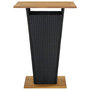 Voir la diapositive 4 : VIDAXL Ensemble de bar de jardin 5 pcs et coussins Resine tressee Noir