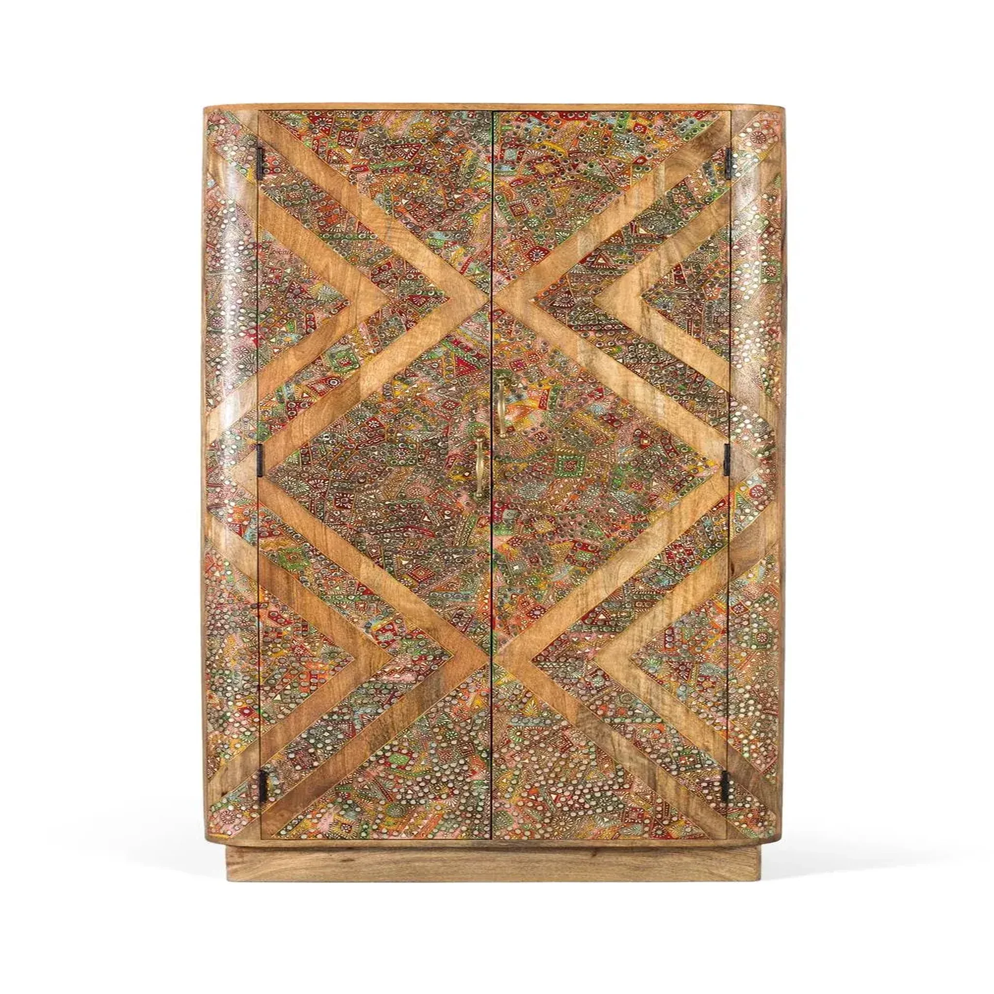 GINER Y COLOMER SL Armoire en bois de manguier 90cm style boho ethnique