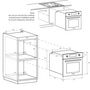 Voir la diapositive 4 : Rosieres Four intégrable 73l 60cm a pyrolyse noir - RF6C37979PN