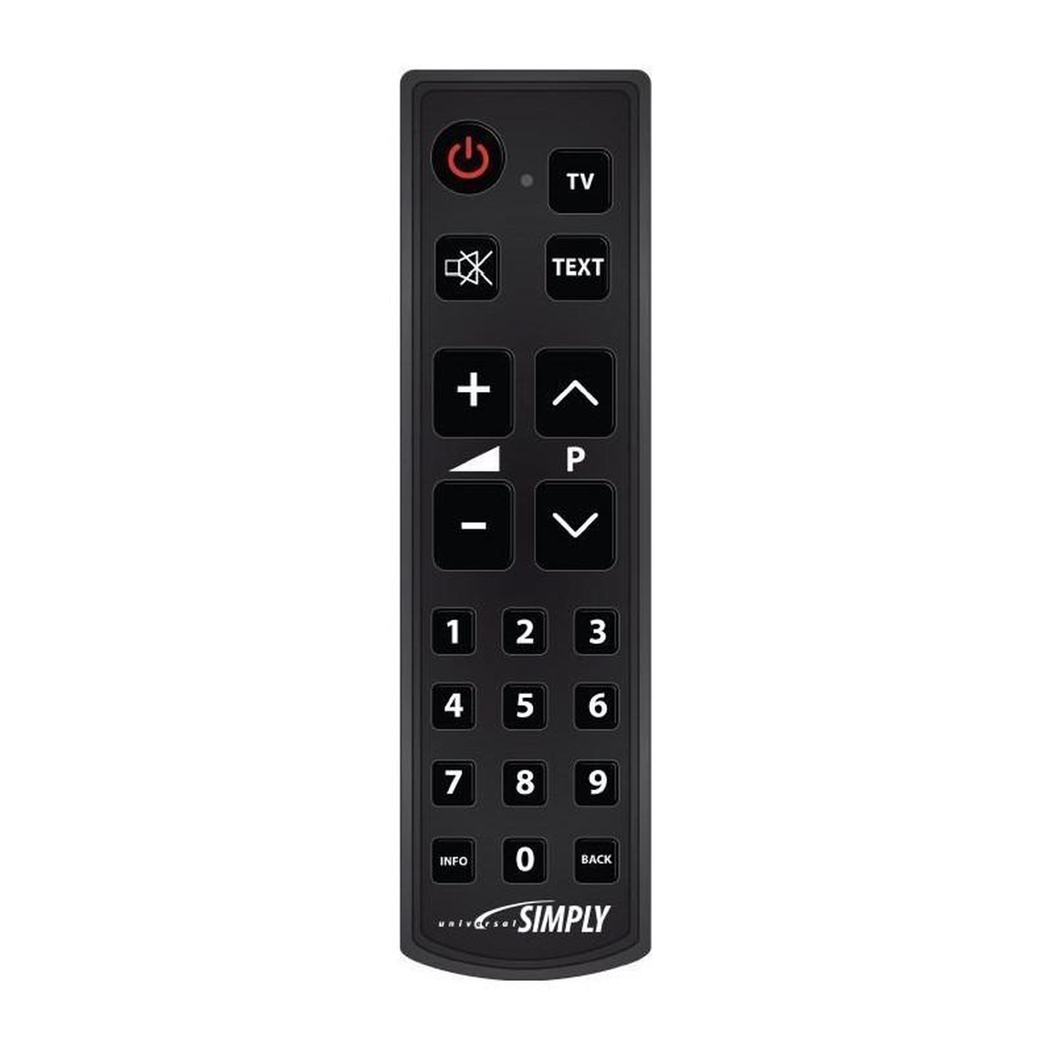 Télécommande TV simplifiée à codes MBG SIMPLY 1731