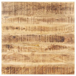 VIDAXL Dessus de table Bois de manguier solide 25-27 mm 70x70 cm