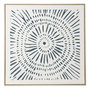 Voir la diapositive 1 : Paris Prix Tableau Déco  Circle  80x80cm Blanc & Bleu