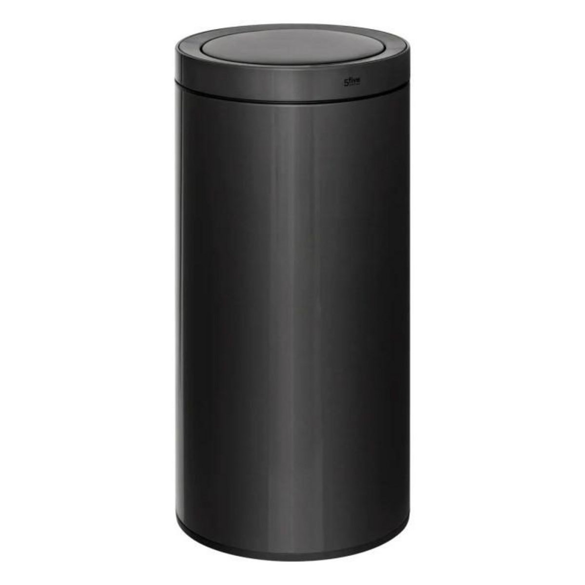 FIVE Poubelle de Cuisine Automatique en Métal  Delta  40L Noir