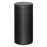 FIVE Poubelle de Cuisine Automatique en Métal  Delta  40L Noir