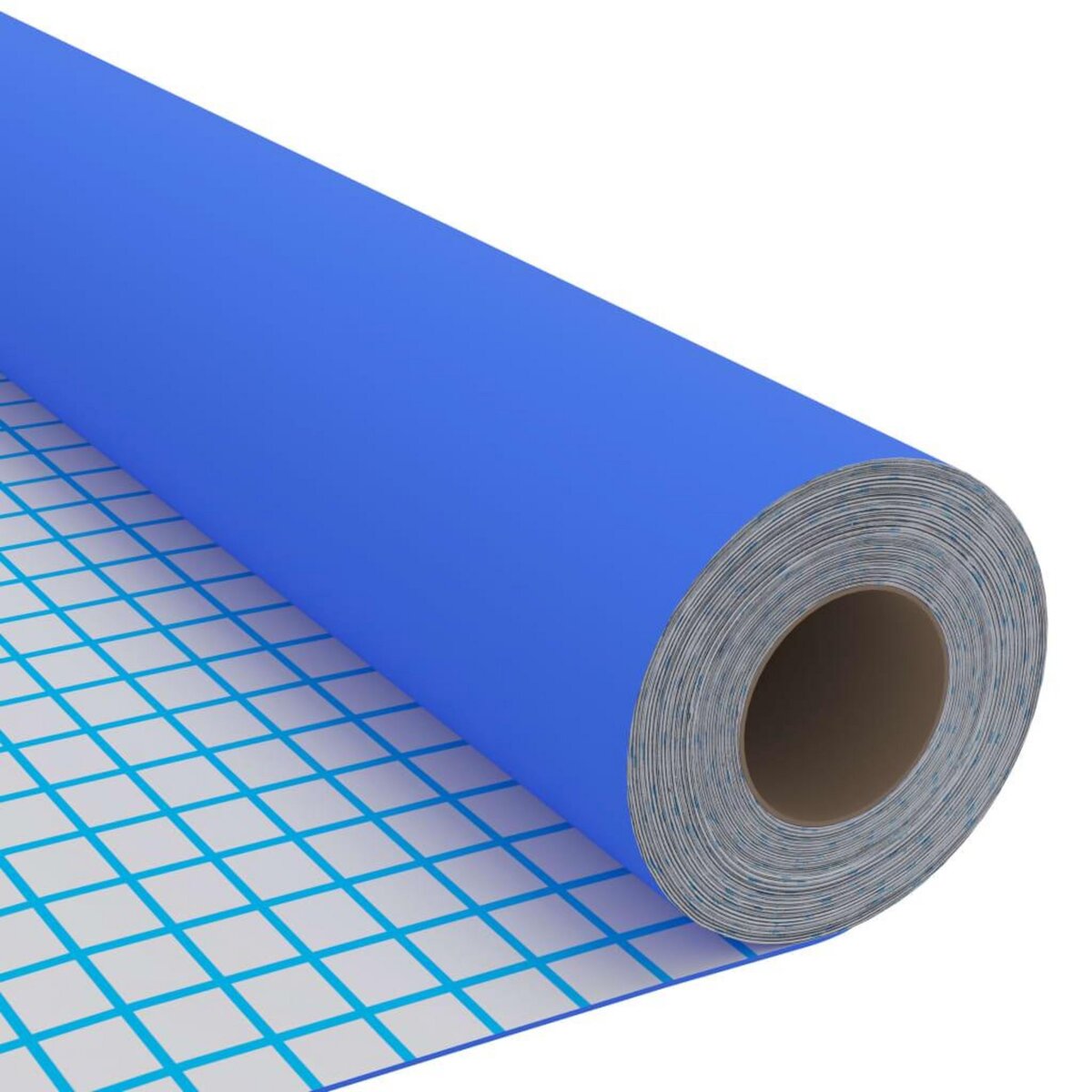 VIDAXL Film autoadhesif pour meubles Bleu brillant 500x90 cm PVC