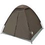 Voir la diapositive 5 : VIDAXL Tente de camping a dome 2 personne marron impermeable