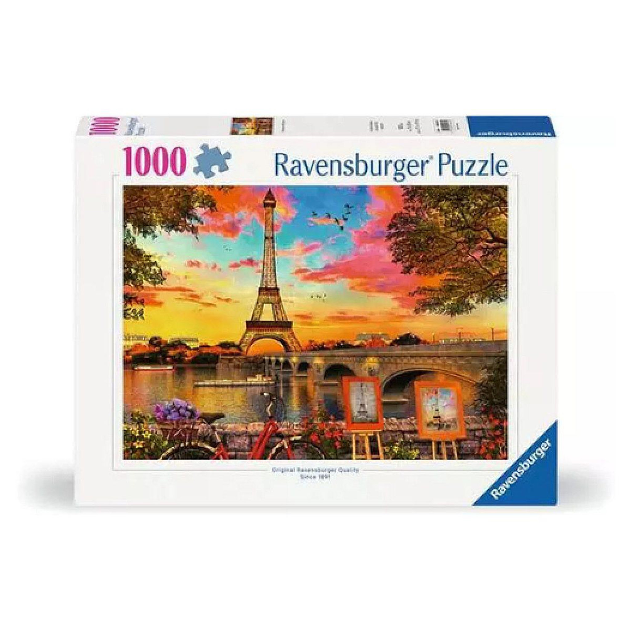 RAVENSBURGER Puzzle 1000 pieces - les quais de seine