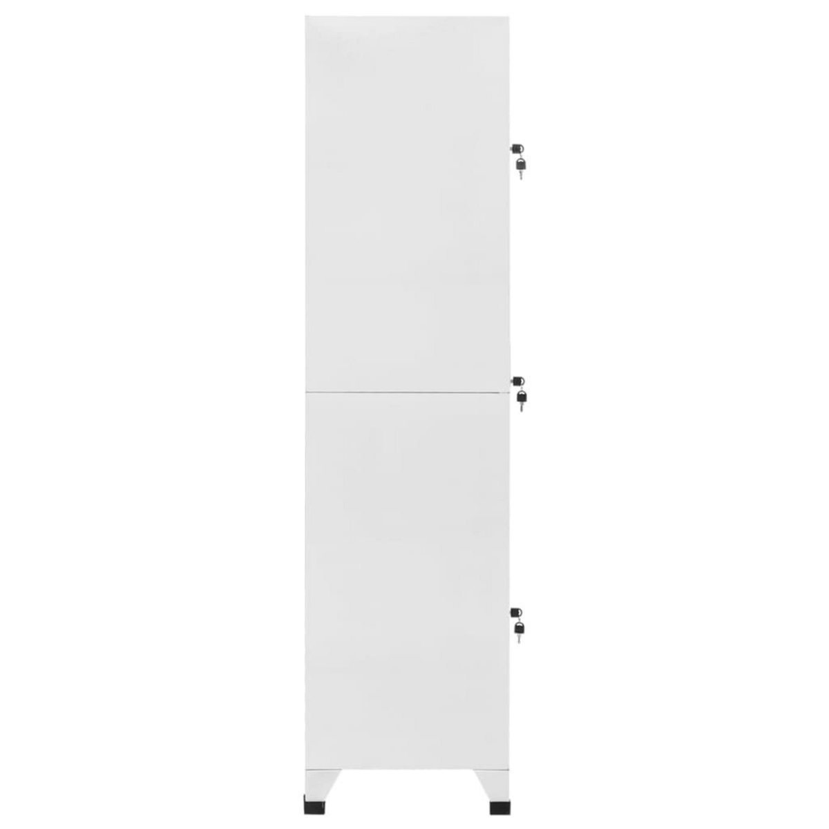 VIDAXL Armoire a casier avec 3 compartiments 38x45x180 cm