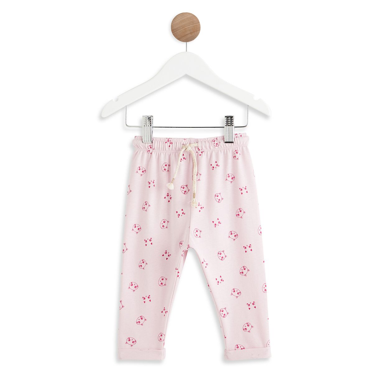 INEXTENSO Pantalon rose bébé fille 
