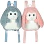 Voir la diapositive 2 : Sac à dos peluche Gipsy Toys Fluffy Bag bleu et blanc