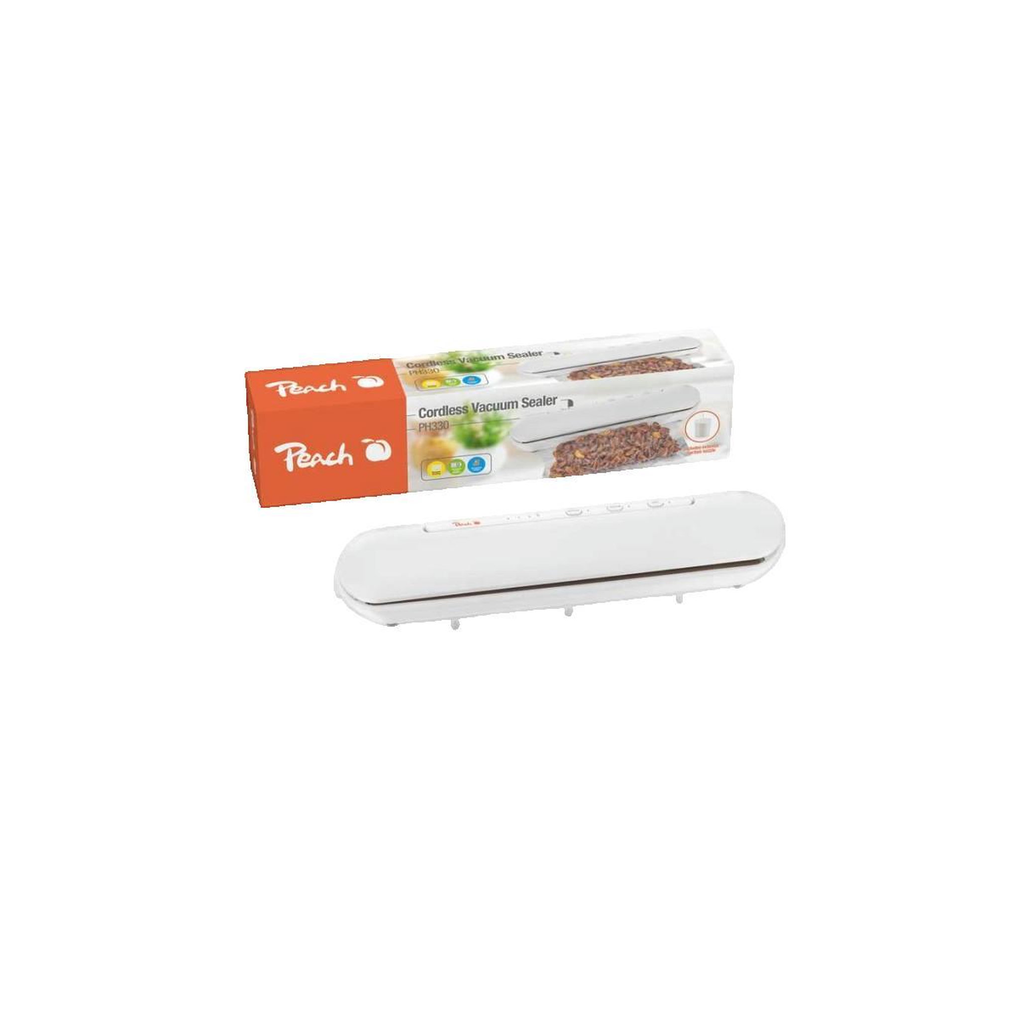 Voir la diapositive 2 : Peach Appareil à emballage sous vide Peach sans fil compact
