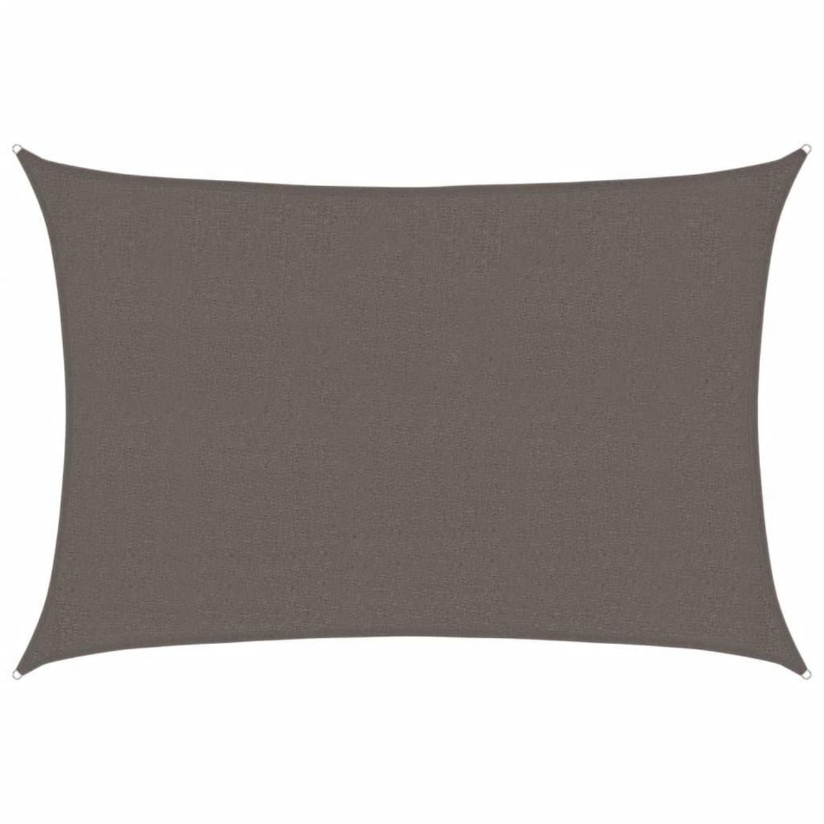 VIDAXL Voile d'ombrage 160 g/m^2 Anthracite 2,5x3,5 m PEHD