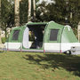 Voir la diapositive 1 : VIDAXL Tente de camping tunnel 4 personnes vert impermeable