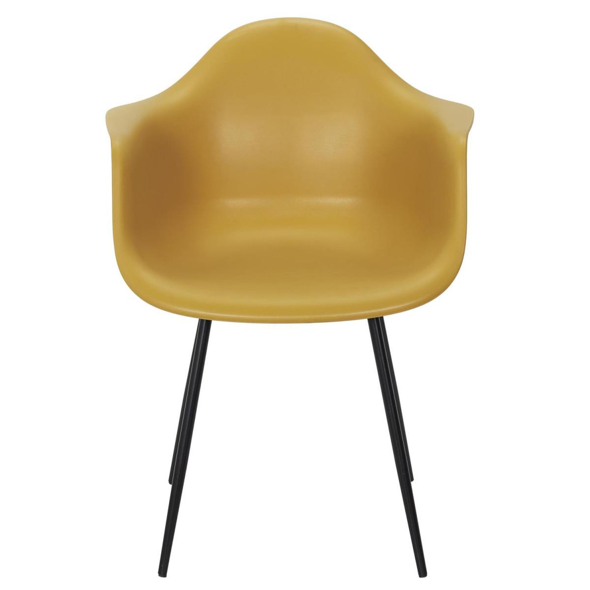 Voir la diapositive 3 : The Home Deco Factory Lot de 4 chaises fauteuil  gustav  85cm jaune