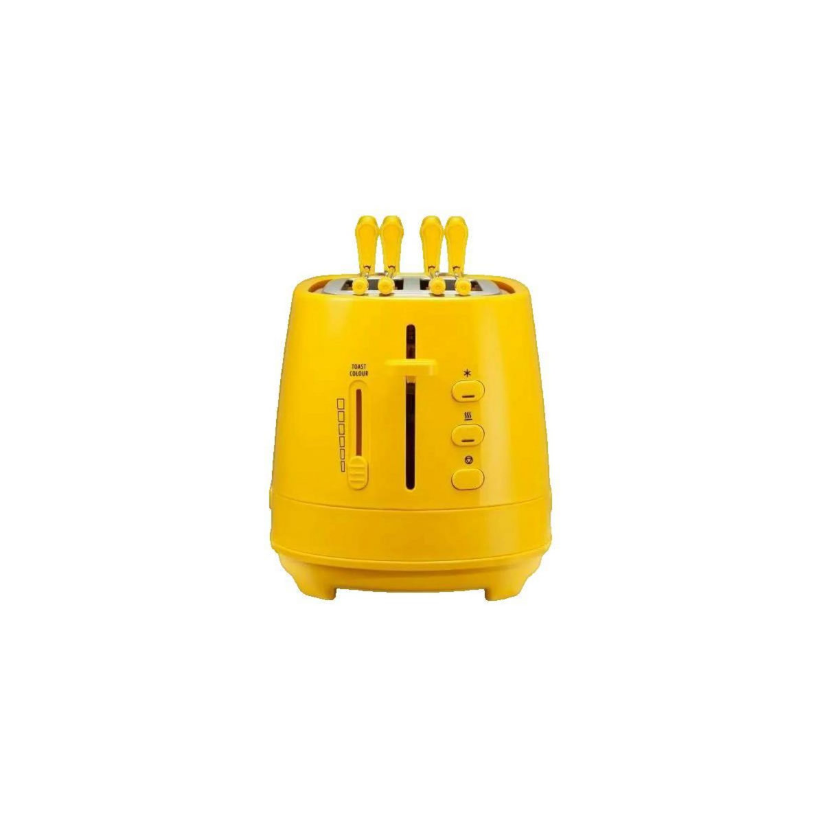 DELONGHI Grille pain De'Longhi CTLAP2203.Y Jaune 2 tranches