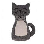 ATMOSPHERA Butée de Porte  Atmosphera Chat. Coloris disponibles : Gris