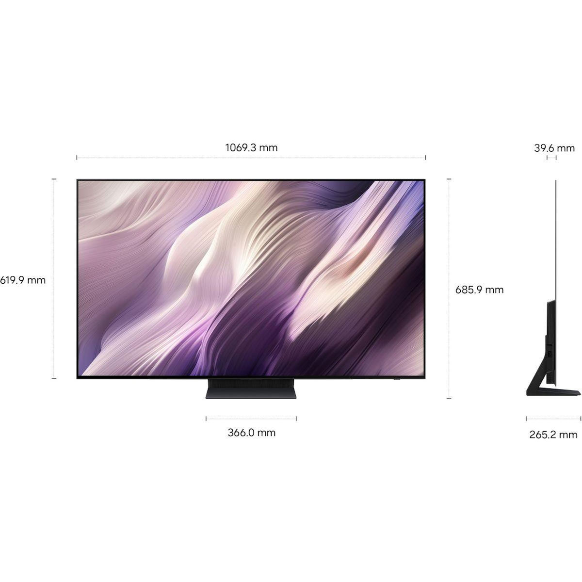 Samsung TV OLED TQ48S95H 2026 sans reflet 4K AI (121cm)