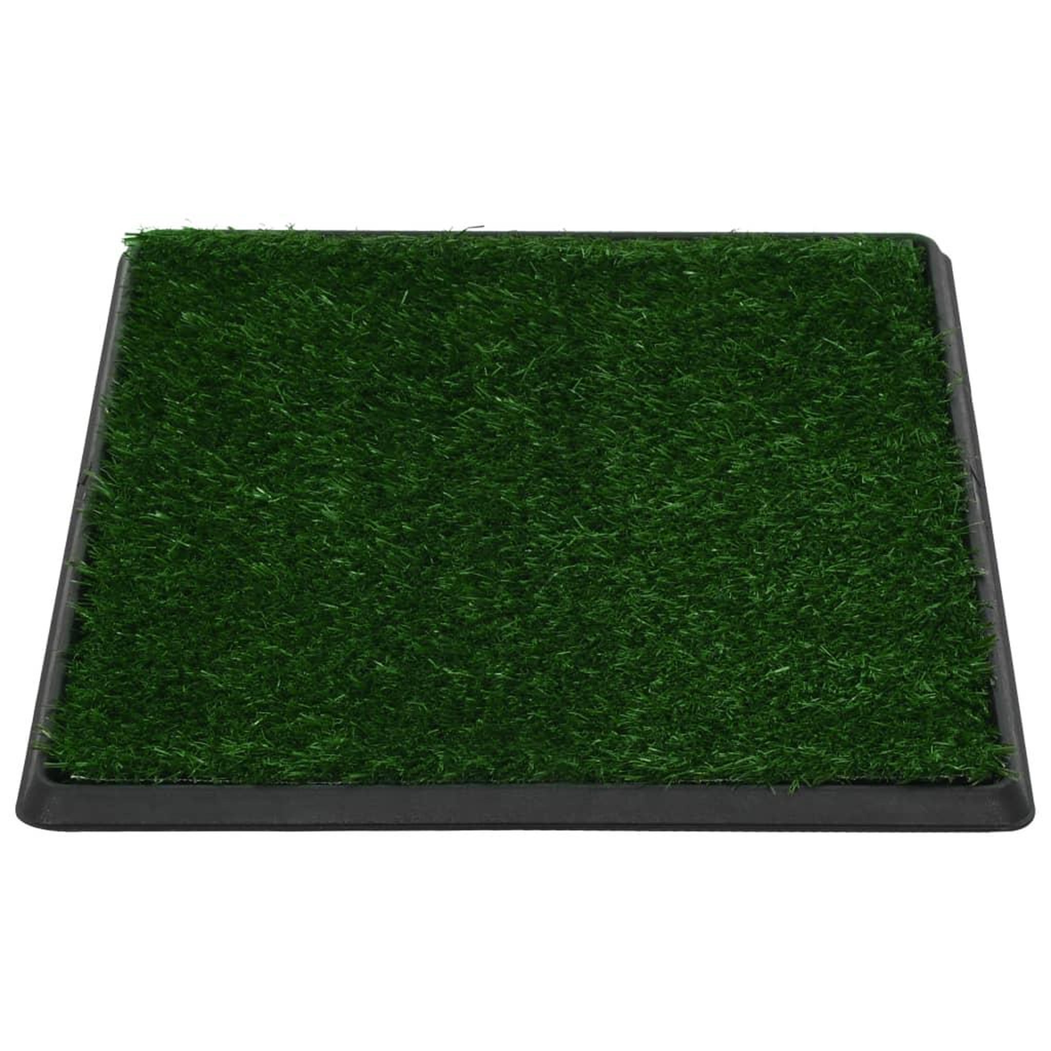 Voir la diapositive 3 : VIDAXL Toilette pour animaux avec plateau et gazon artificiel Vert WC