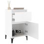 Voir la diapositive 5 : VIDAXL Table de chevet blanc 40x35x70 cm