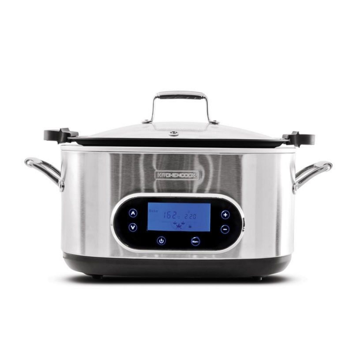 KITCHENCOOK Kitchencook - Multicuiseur 11en1 - 5,6l - Cuve Aluminium Amovible - 1350w - Minuterie (12h) - Ecran Lcd - Maitien Au Chaud