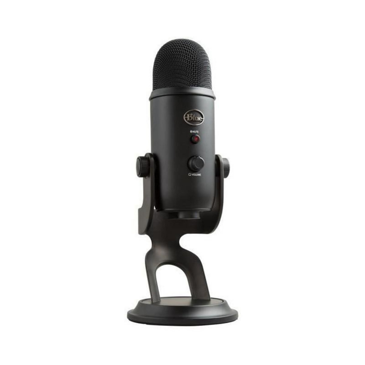 Logitech Microphone USB - Blue Yeti - Pour Enregistrement, Streaming, Gaming, Podcast sur PC ou Mac - Noir