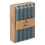 Voir la diapositive 3 : ATMOSPHERA Lot de 10 Bougies Bâton  Hugo  16cm Bleu Orage